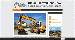 Desktop Screenshot of piotrgolda.pl